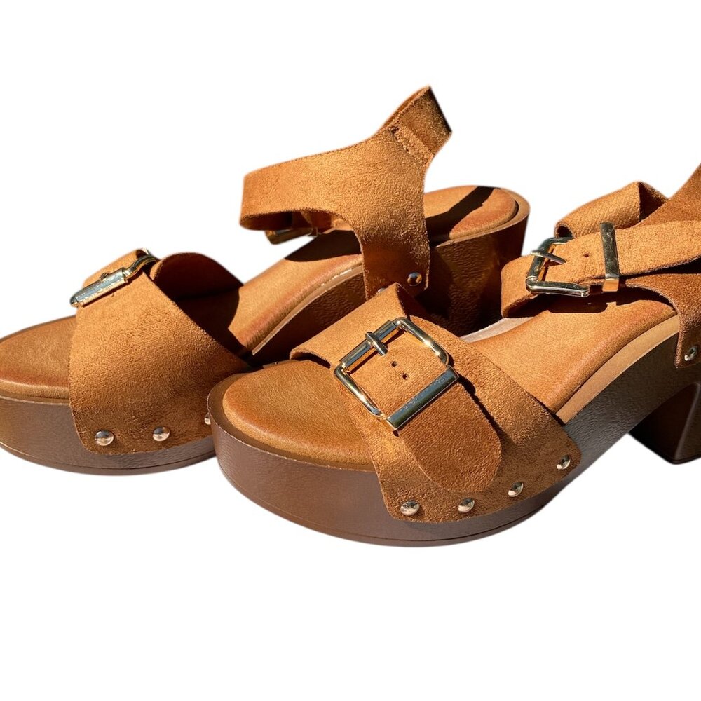 Women's Sandals Summer Platform High Heels Buckle Straps Pumps Party Sho… - Picture 9 of 11